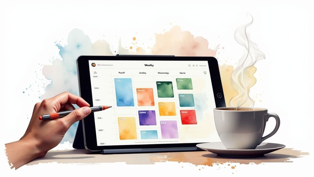 Cover Image for Master Your Schedule with a Color Coded Calendar