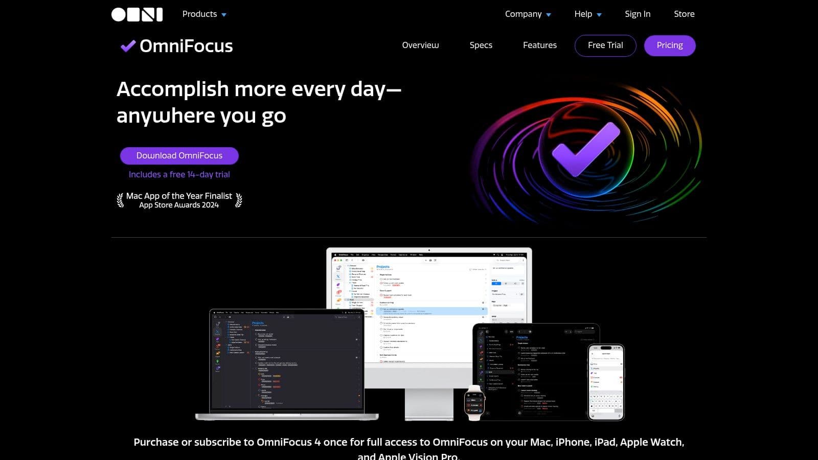 OmniFocus cross‑device