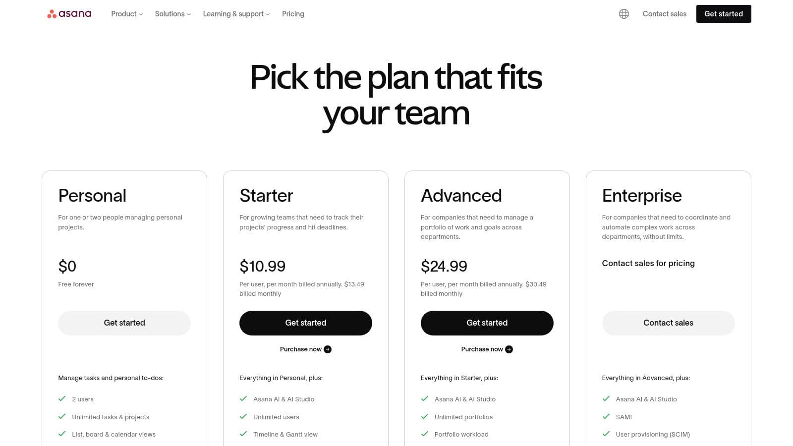 Asana (with Asana Intelligence)