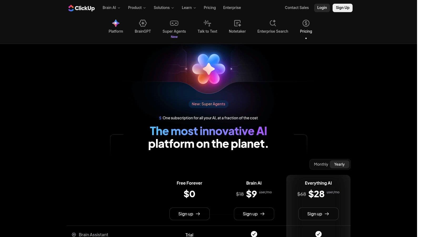 ClickUp – ClickUp Brain (AI)