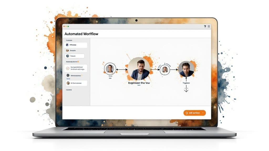 Screenshot from https://fluidwave.com/features/workflow-automation