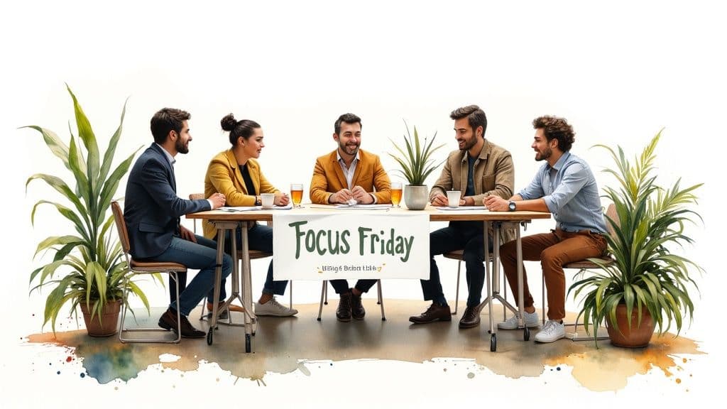A group of colleagues enjoying a break together, laughing and building genuine connections in a casual office setting.