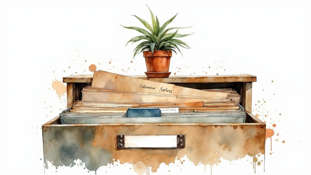 Woman in a neat, focused workspace with plants and good lighting.