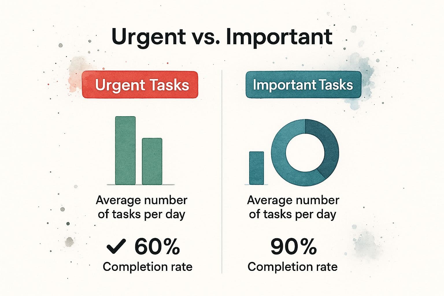 Infographic about daily tasks list