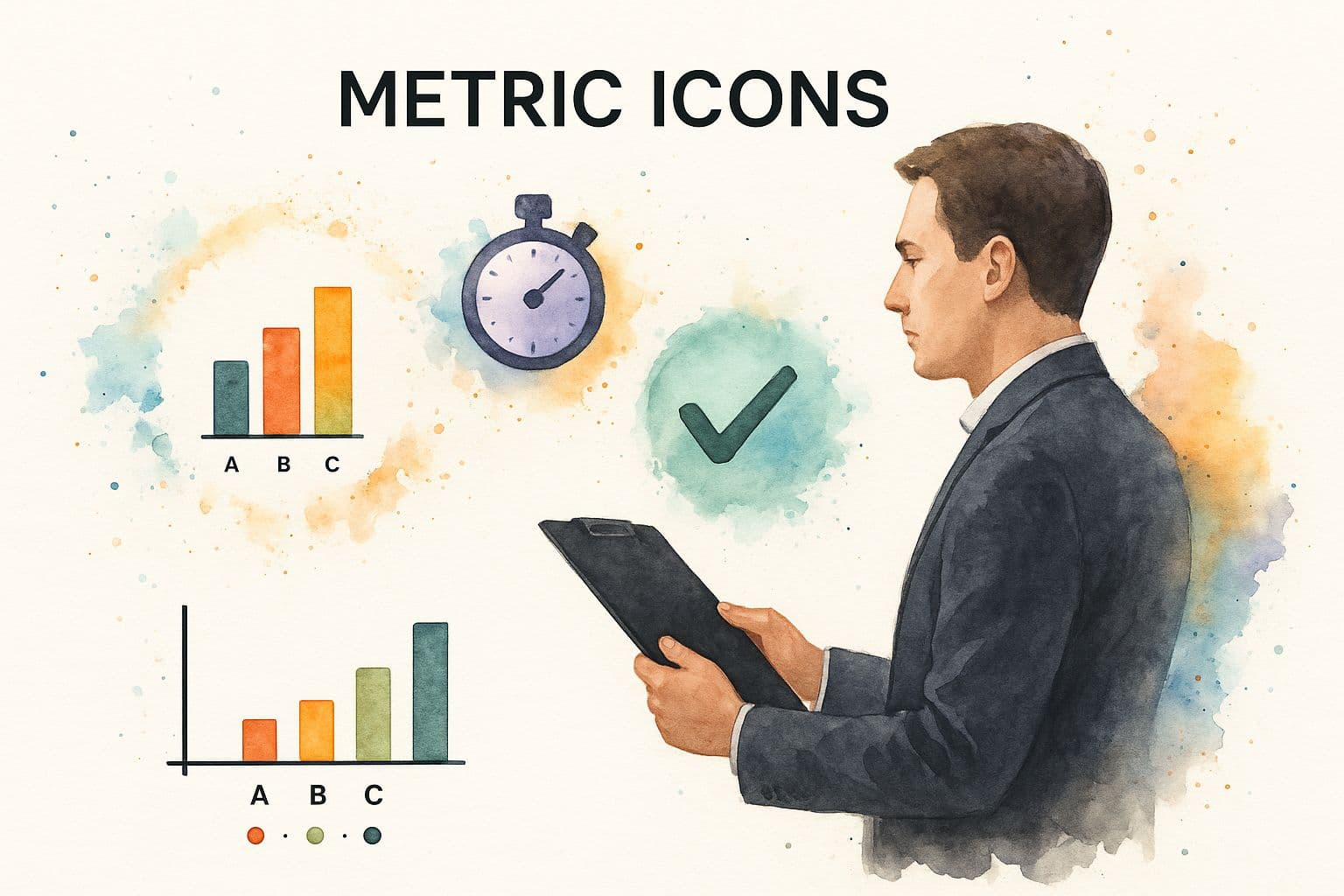 Infographic about how to measure operational efficiency