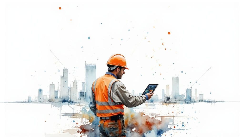 A team using AI for project management on their laptops.