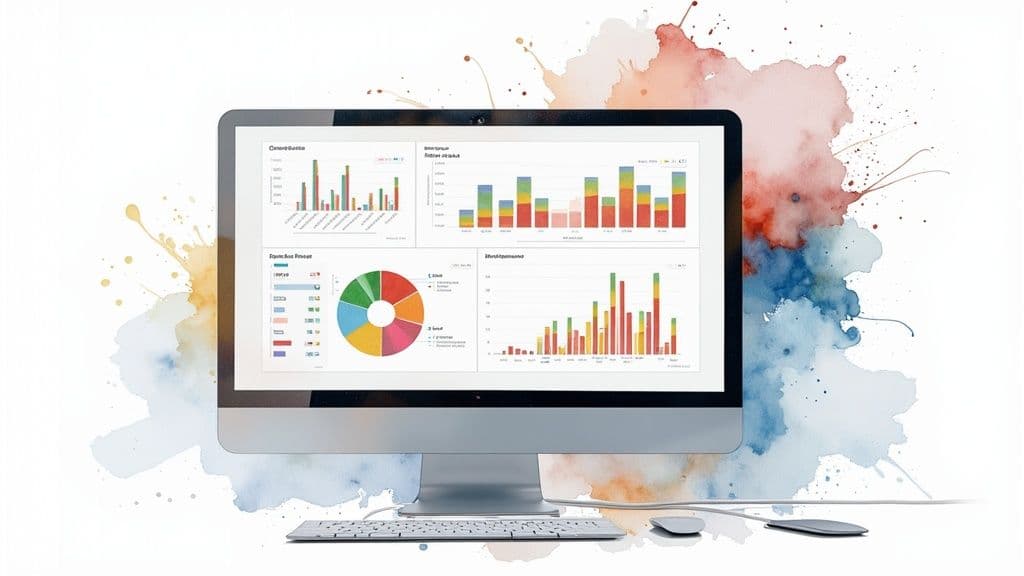 Image of a progress report being read