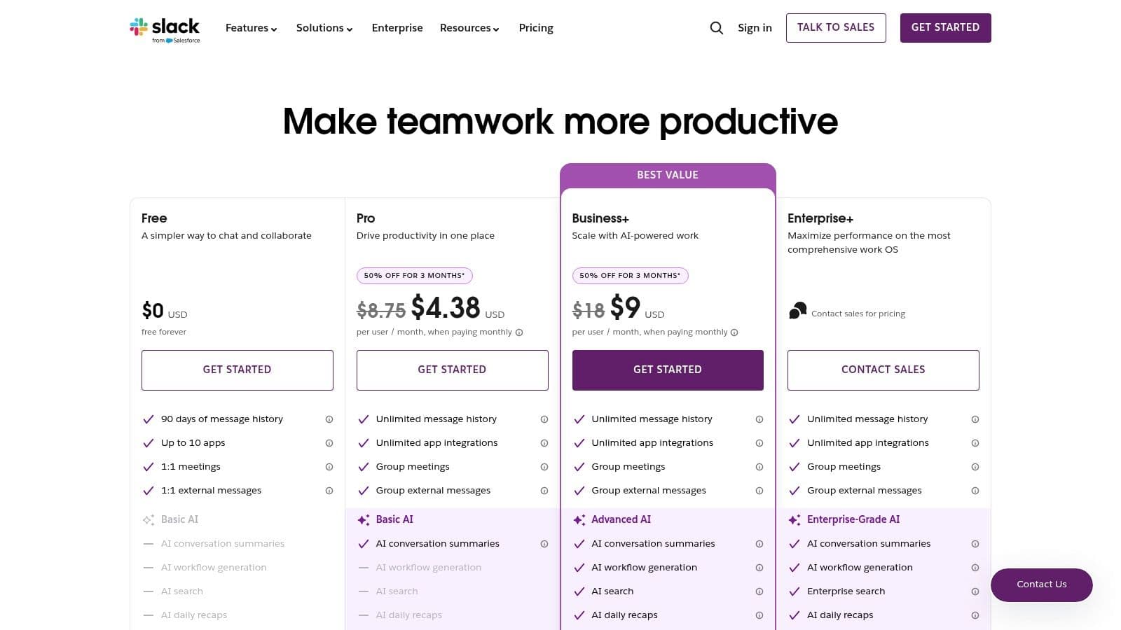 Slack (with built-in Slack AI)