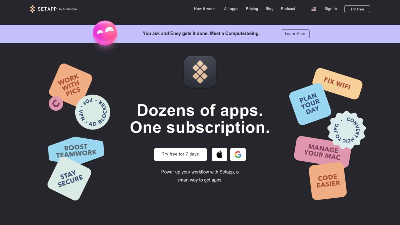 Setapp (Mac + iOS app subscription bundle)