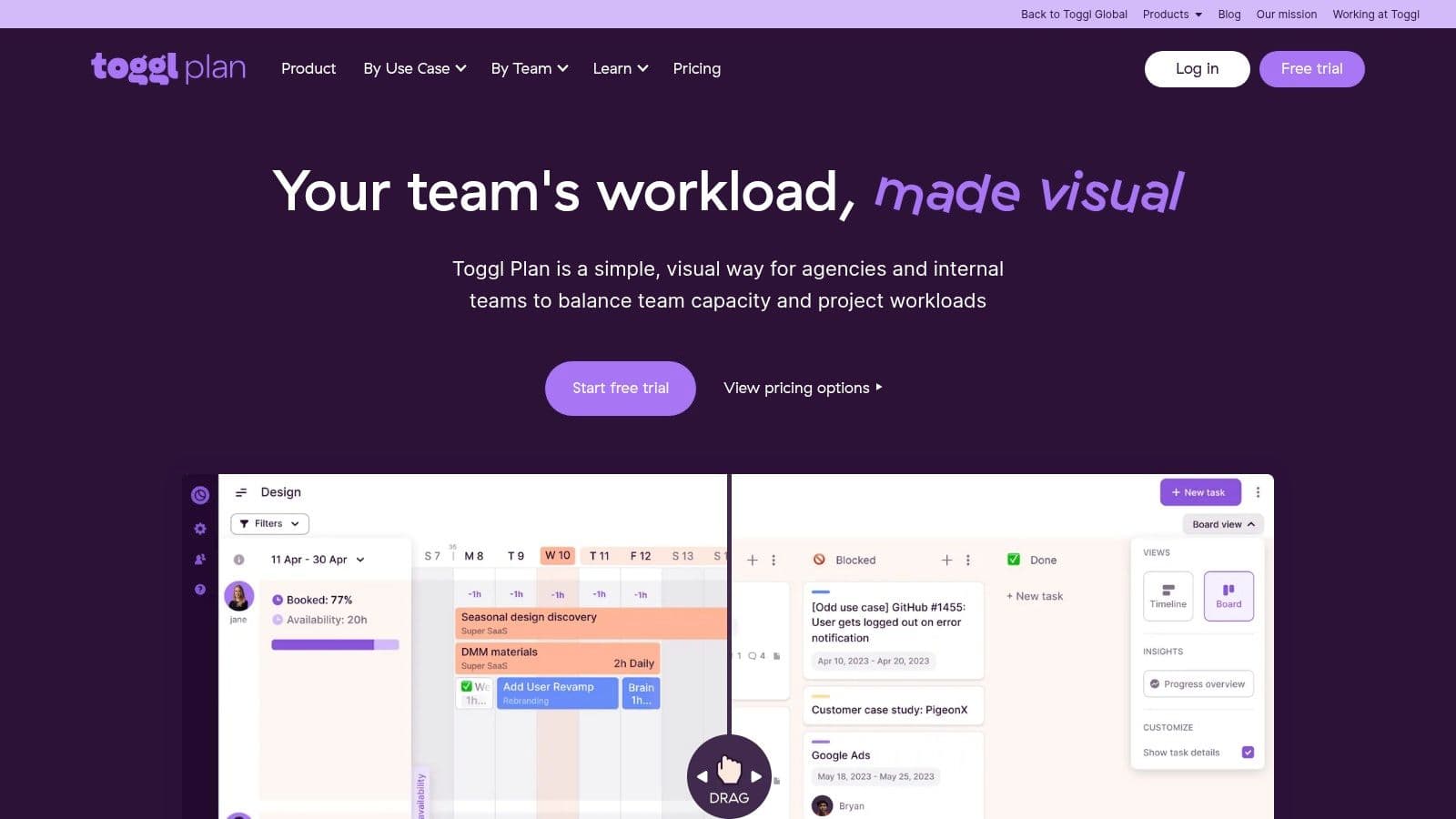 Toggl Plan Time Blocking Template