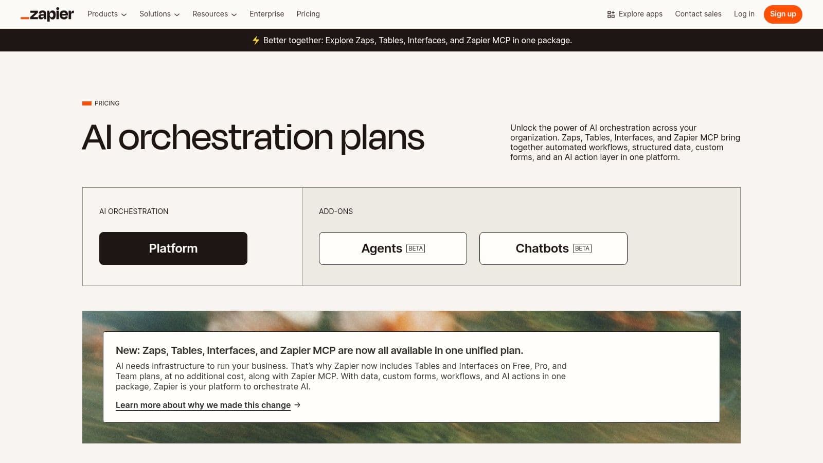 Zapier (Automation + Zapier Agents)