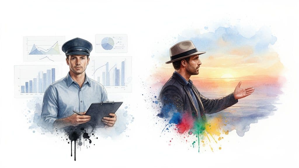 Cover Image for Managing Vs Leading: Which Hat to Wear and When