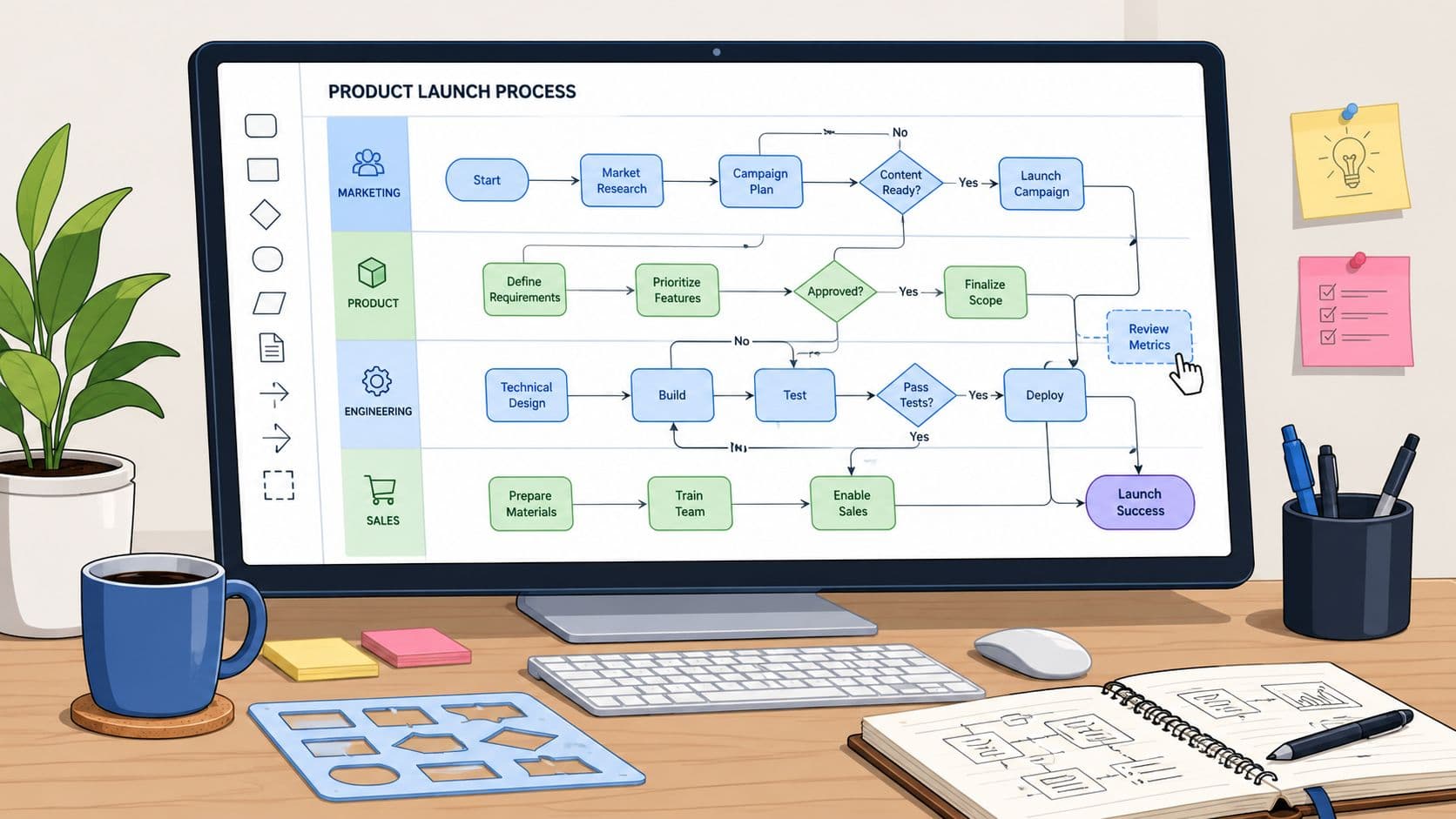 Cover Image for Visio Process Mapping: A Practical Step-by-Step Guide