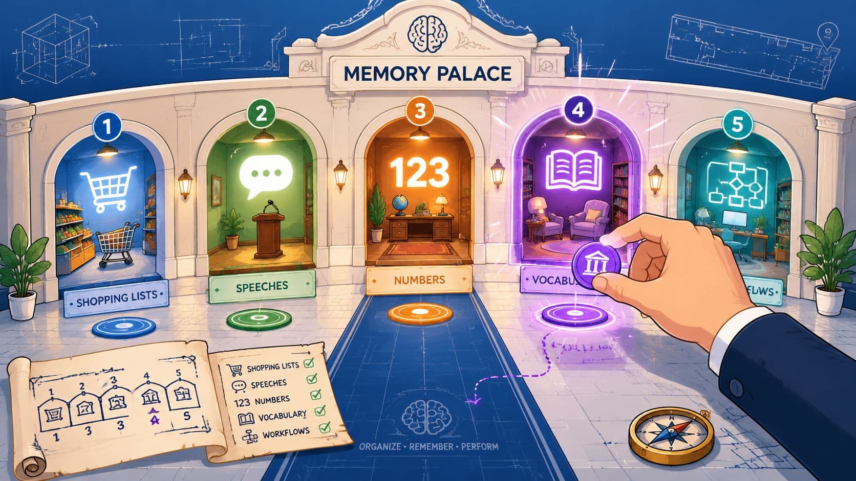 Cover Image for Powerful Loci Method Examples to Master Your Memory