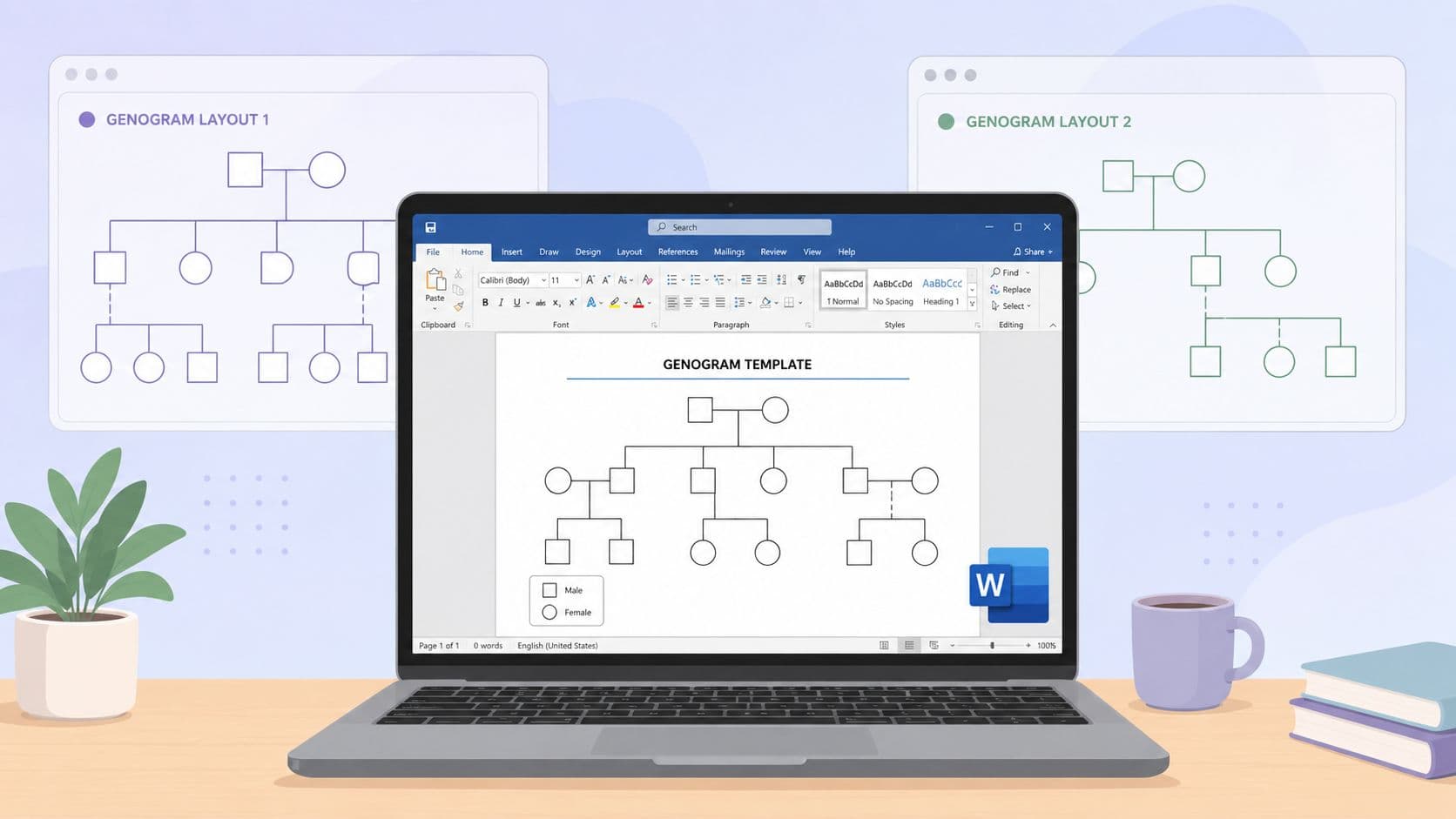 Cover Image for 10 Best Free Genogram Template for Word Options (2026)