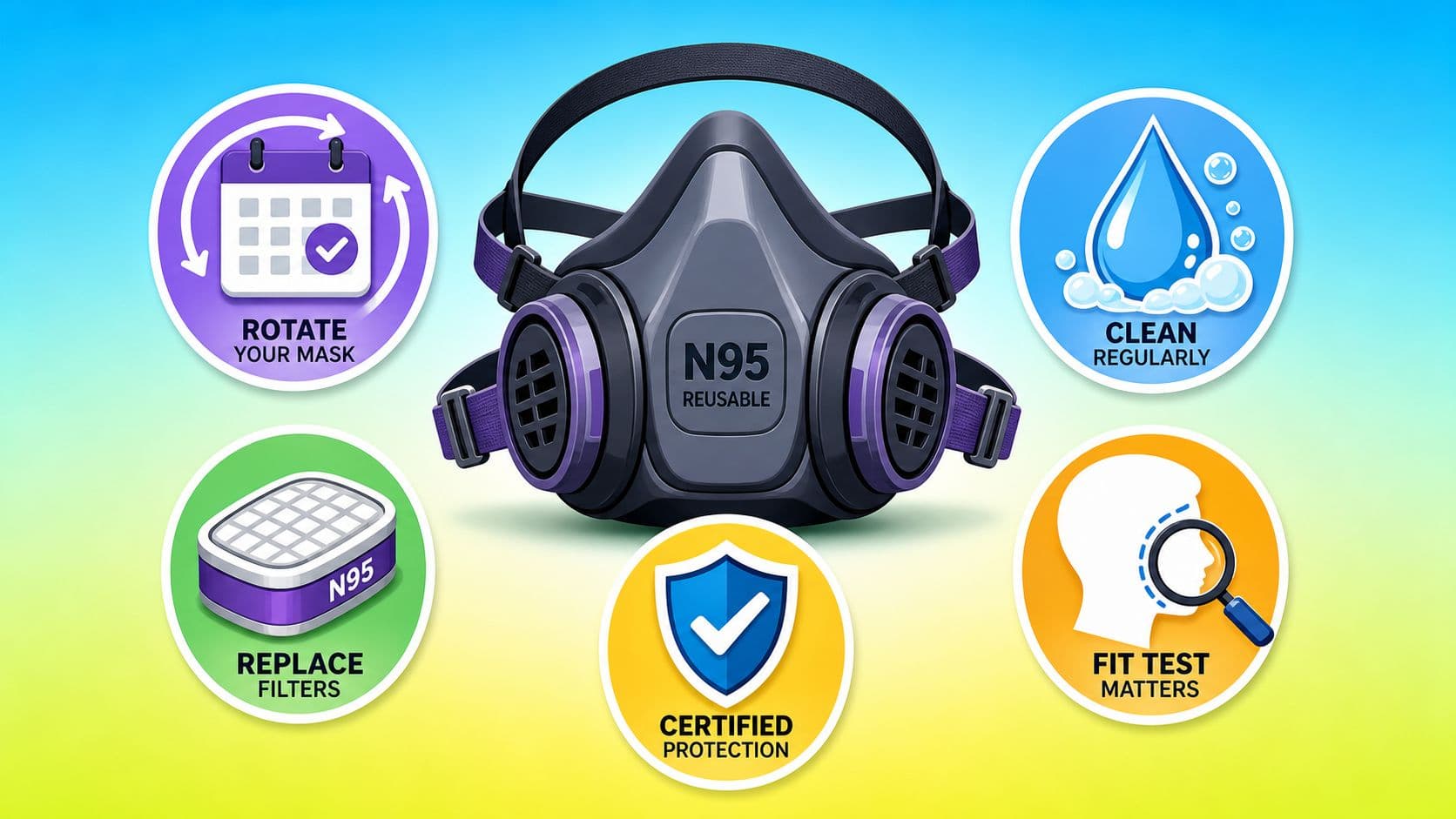 Cover Image for Reusable N95 Mask: A Complete 2026 Safety Guide