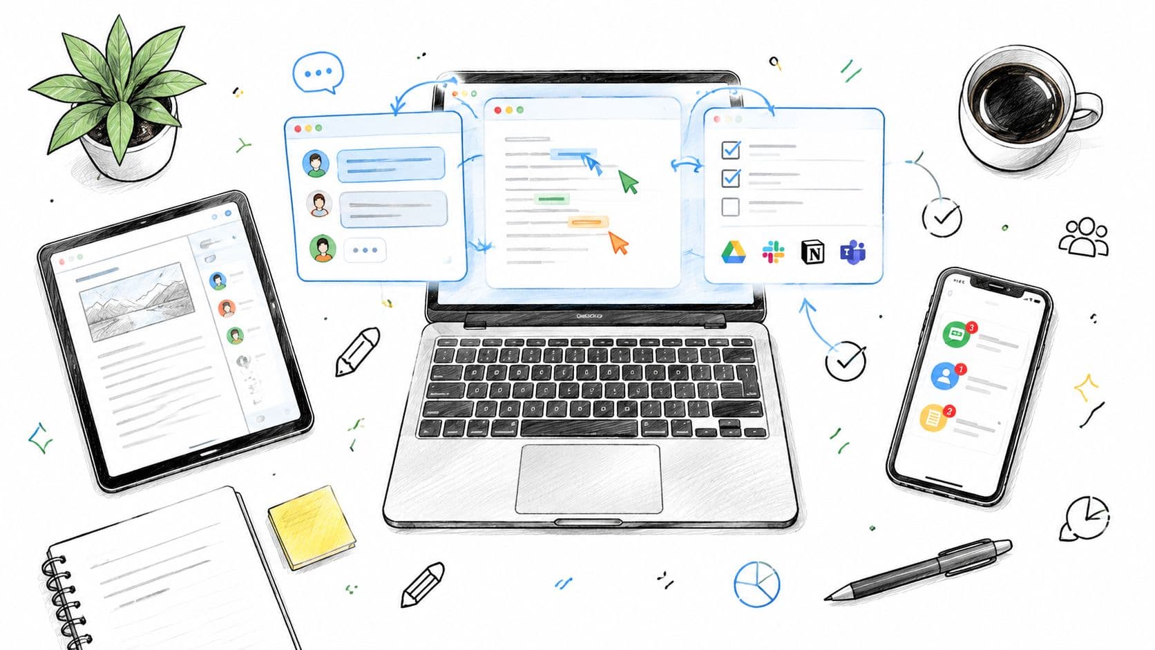 Cover Image for 10 Real Time Collaboration Tools for Teams