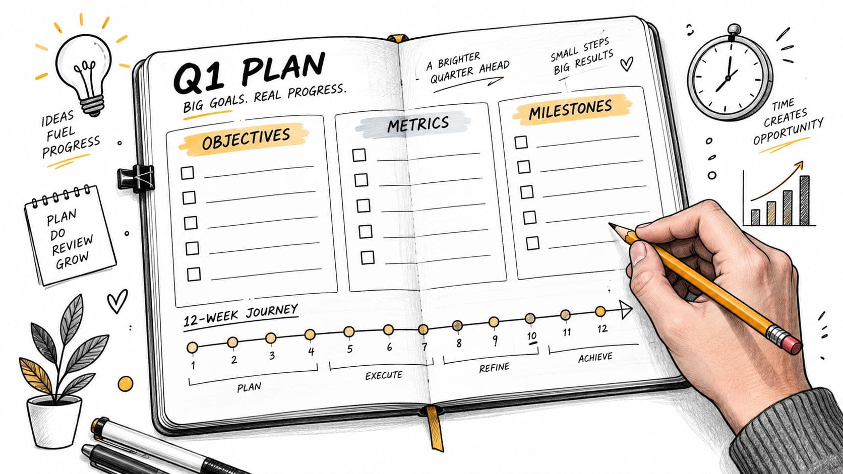 Cover Image for Quarterly Planning Template How to Build One That Works