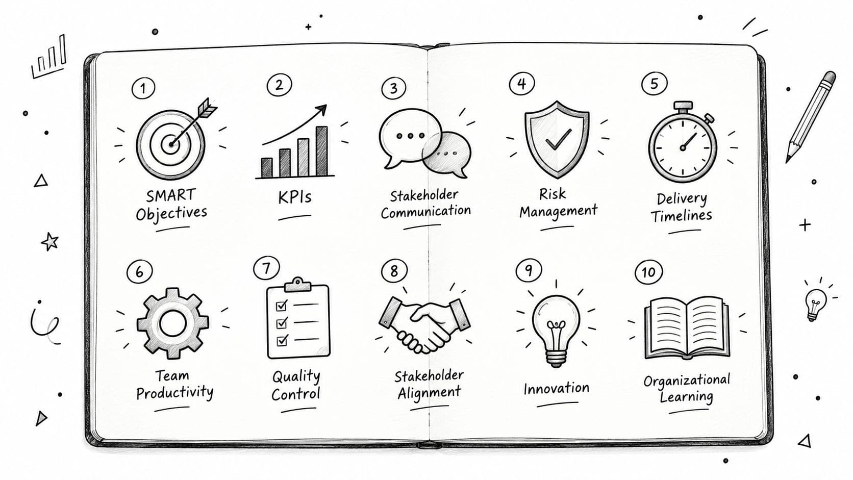Cover Image for 10 Goals for Project Managers That Drive Results