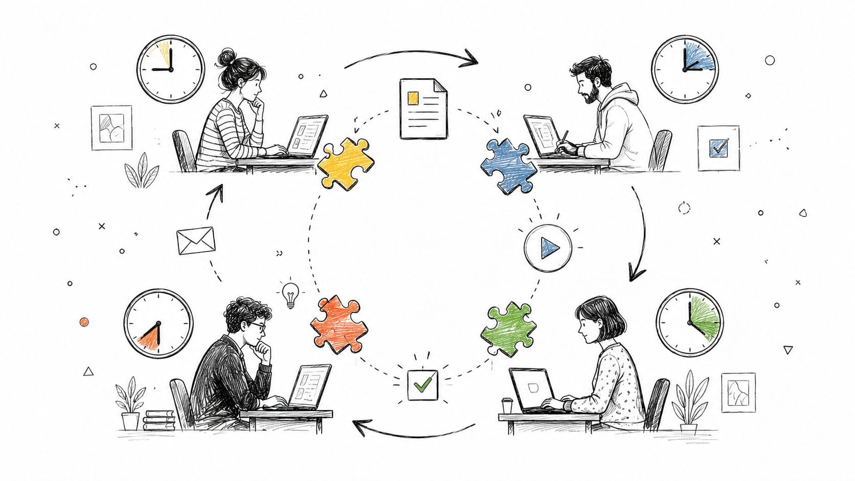 Cover Image for Asynchronous Collaboration Guide for Modern Teams