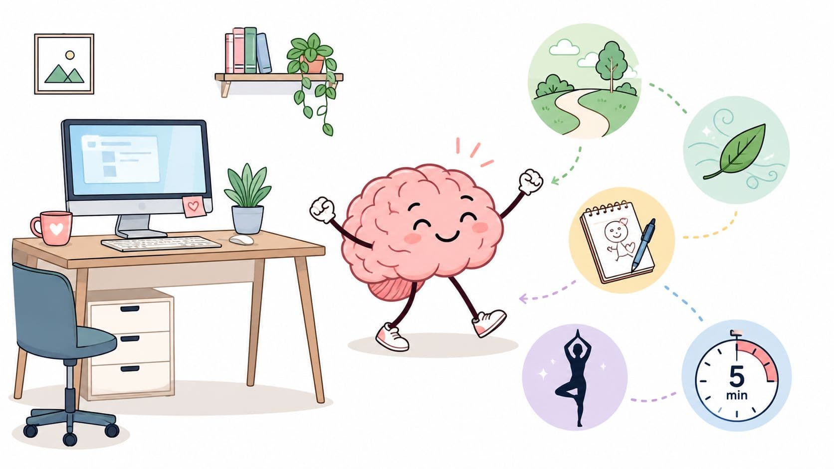Cover Image for 10 Brain Breaks Activities to Reset Your Focus