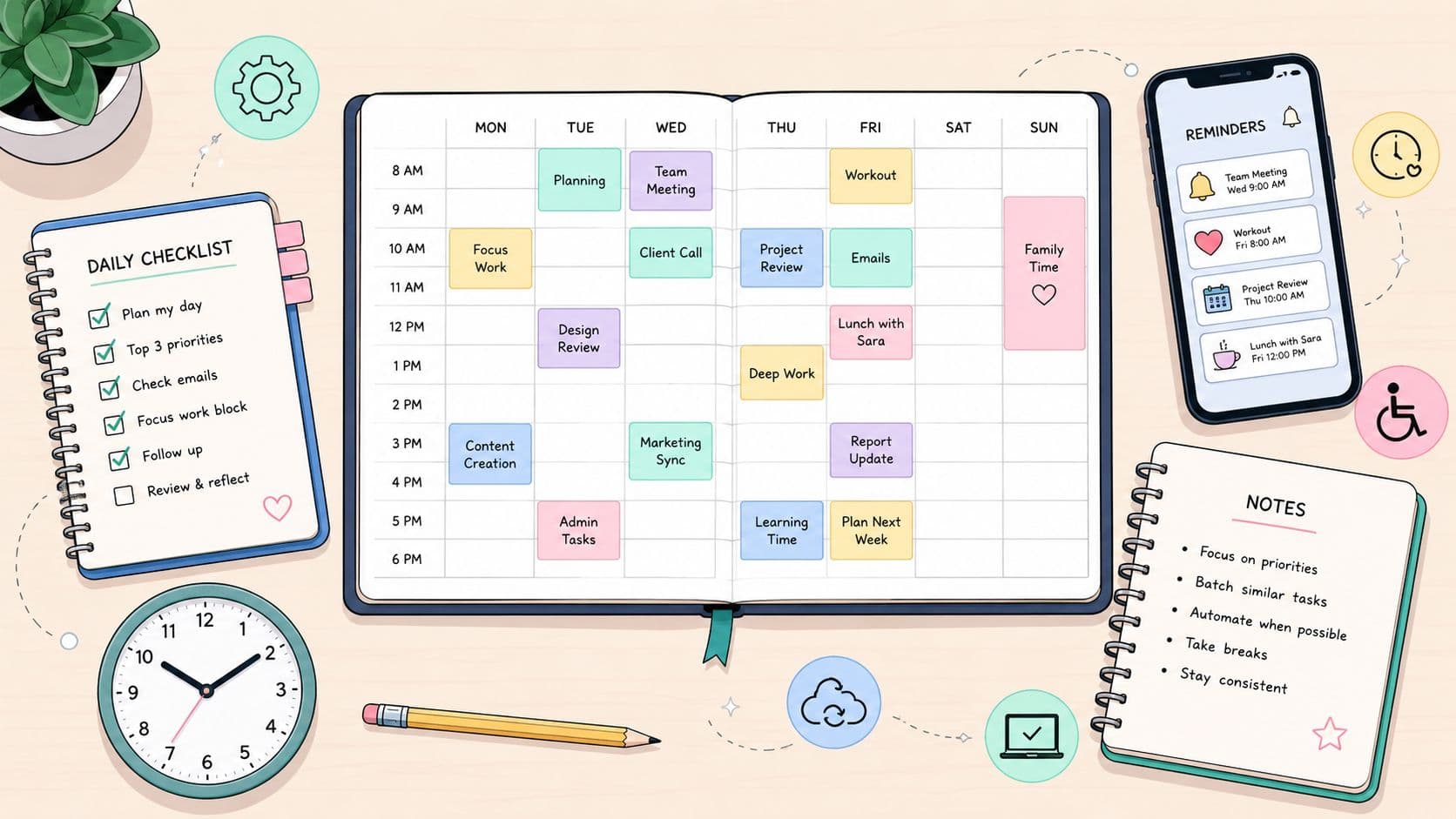 Cover Image for Calendar Task List Template: How to Build One That Works