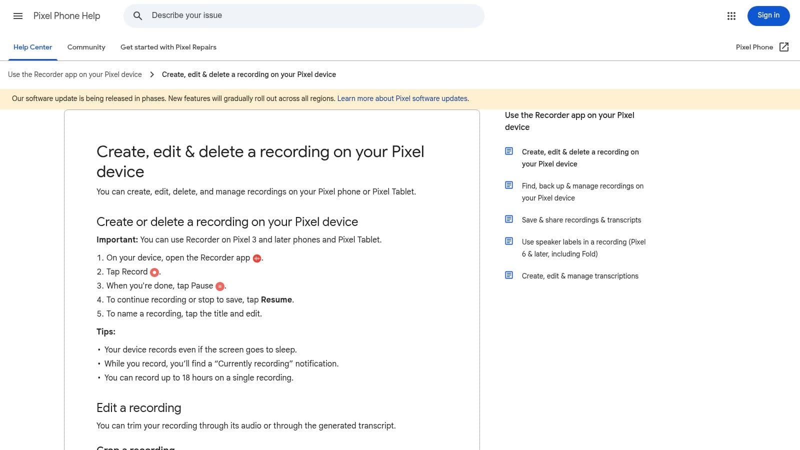 Google Recorder