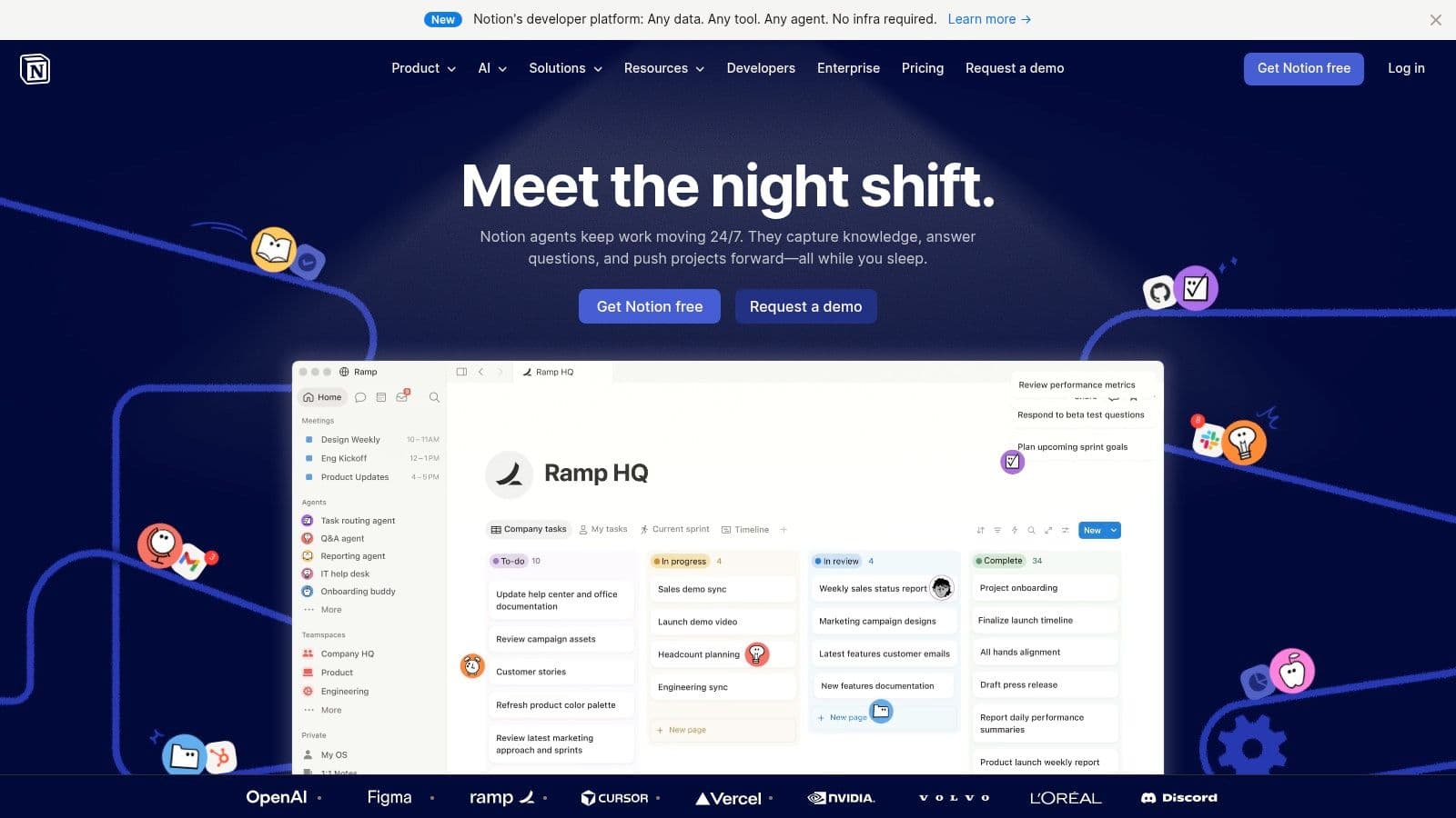 Notion (Notion Projects + Notion AI)