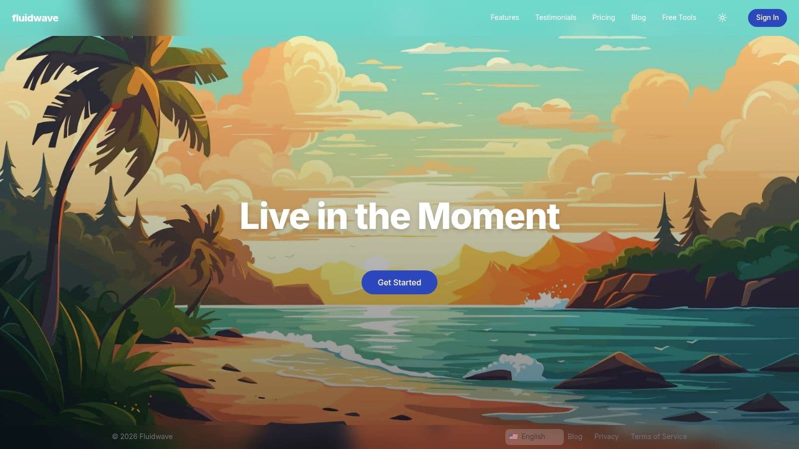 Screenshot from https://fluidwave.com