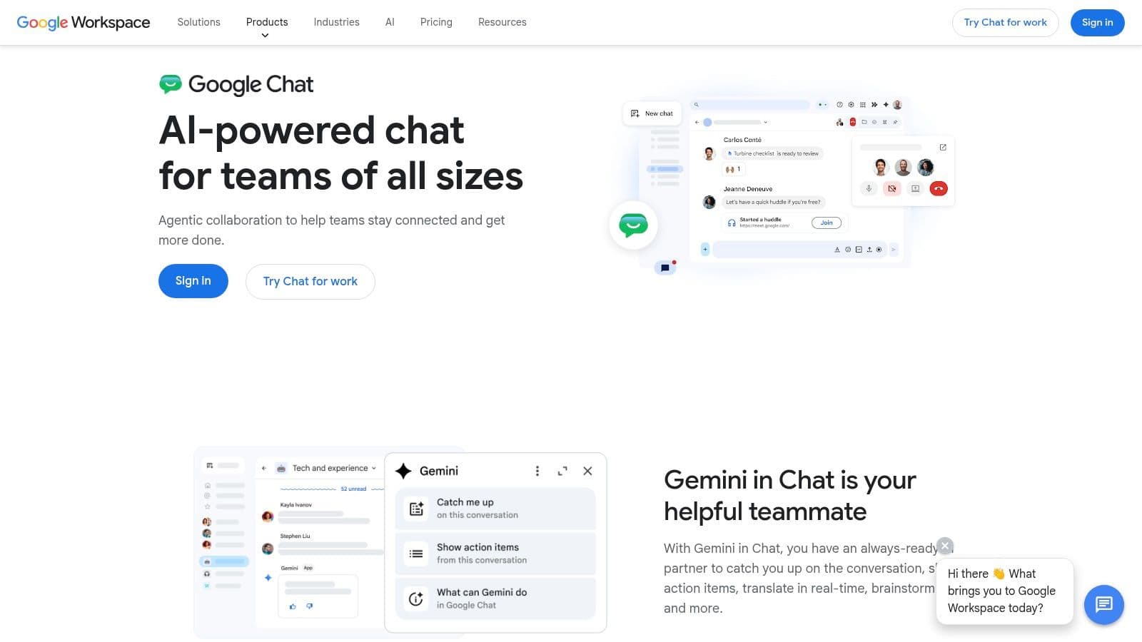 Google Chat (Spaces)